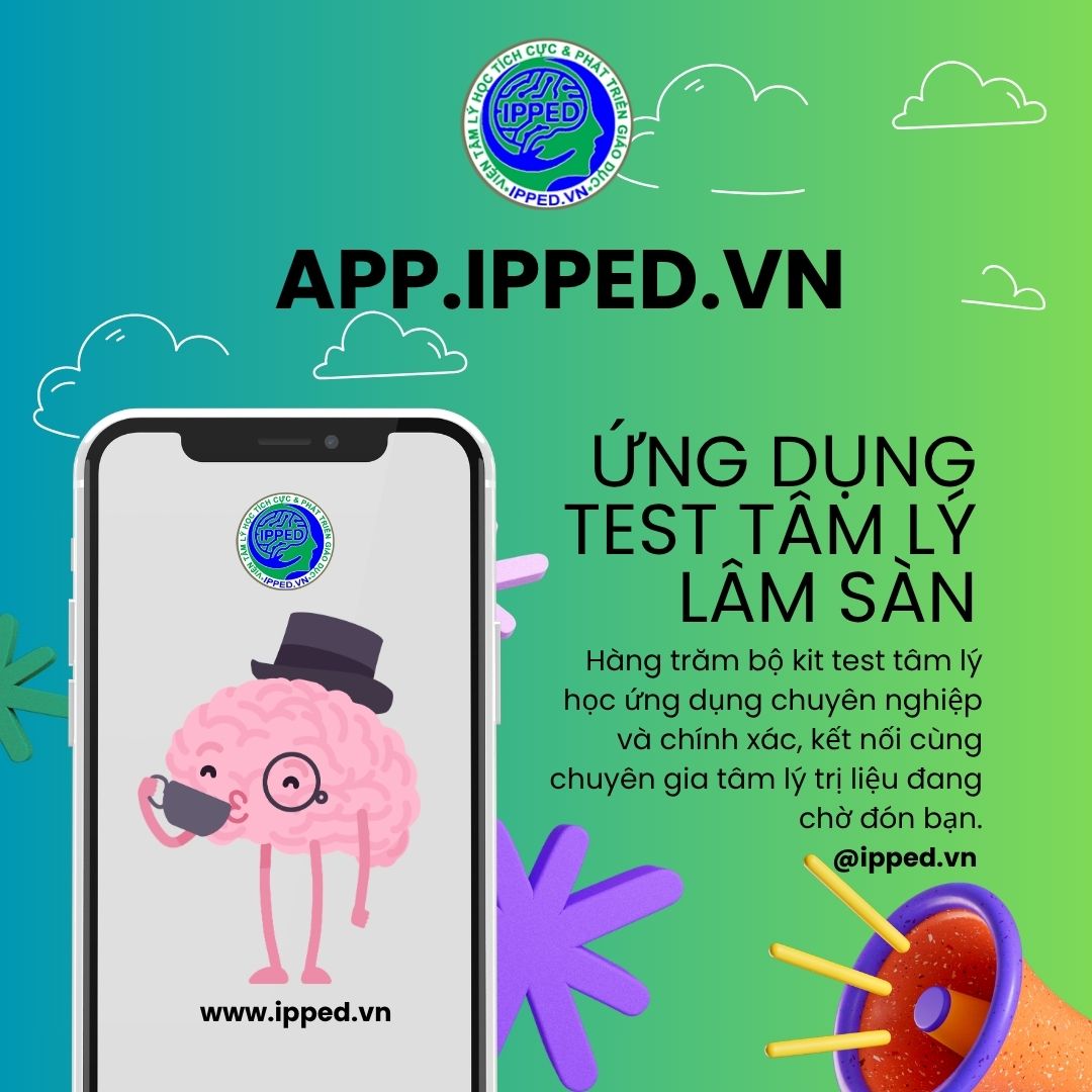 Ứng dụng test tâm lý trị liệu
