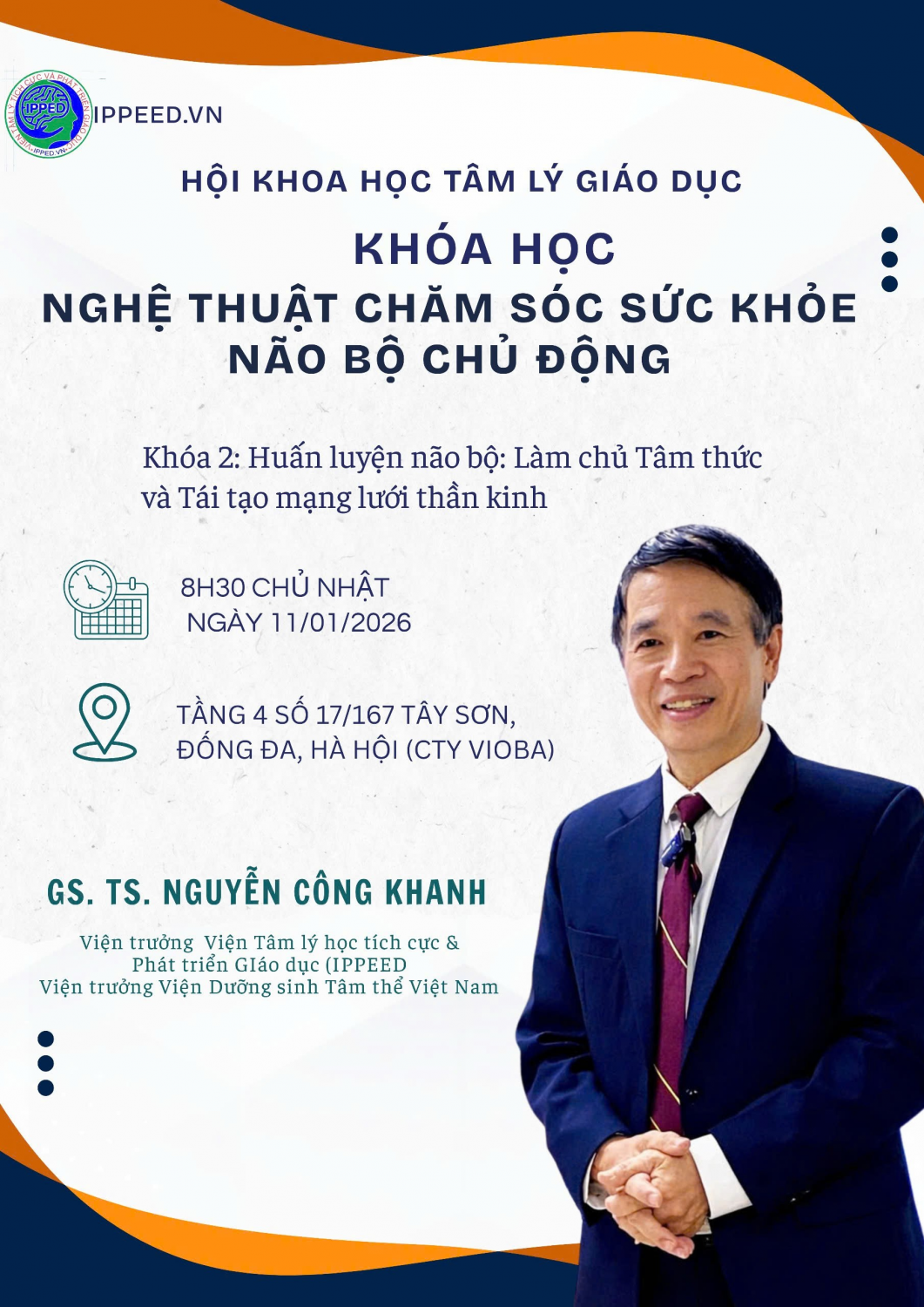 KHÓA HỌC HUẤN LUYỆN NÃO BỘ: LÀM CHỦ TÂM THỨC VÀ TÁI TẠO MẠNG LƯỚI THẦN KINH CHUYÊN SÂU